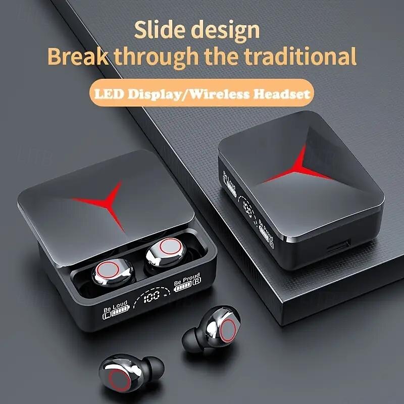 2025年 LEDパワーディスプレイ長持ちワイヤレスBluetoothヘッドセットタッチデュアルトーク5.3Bluetoothヘッドセット  コレクション – $15.99 –P3