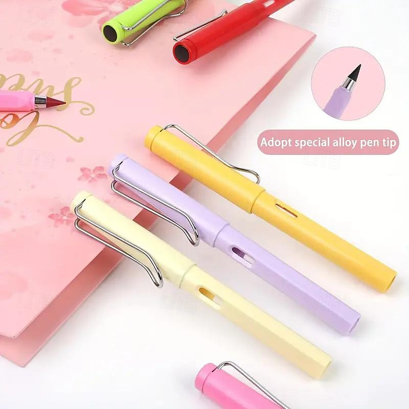 12 matite colorate cancellabili in stile posizione di mina Le penne colorate per bambini non affilano le matite da disegno degli studenti del 2025 a $11.99 –P2