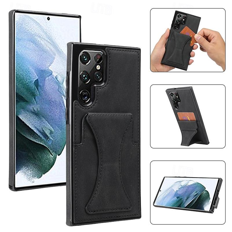2025年 電話 ケース 用途 サムスンのギャラクシー S24 Ultra Plus S23 S22 S21 S20 Plus Ultra A55 A35 A25 A15 5G A73 A53 A33 A23 A13 A72 A52 A32 A22 A12 S25ウルトラ バックカバー スタンド付き カード挿入口 耐衝撃 レトロ風 TPU PUレザー コレクション – $17.99 –P8
