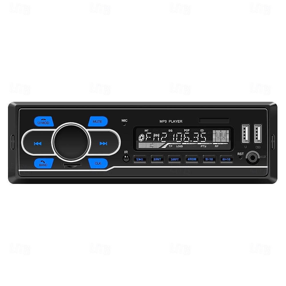 1din DAB 12V Car Radio Autoradio Bluetooth/FM/USB/SD/AUX-in Stereo AI Voice Colorful Lights In-dash Car MP3 Player D3300 2025 - $87.99 –P2
