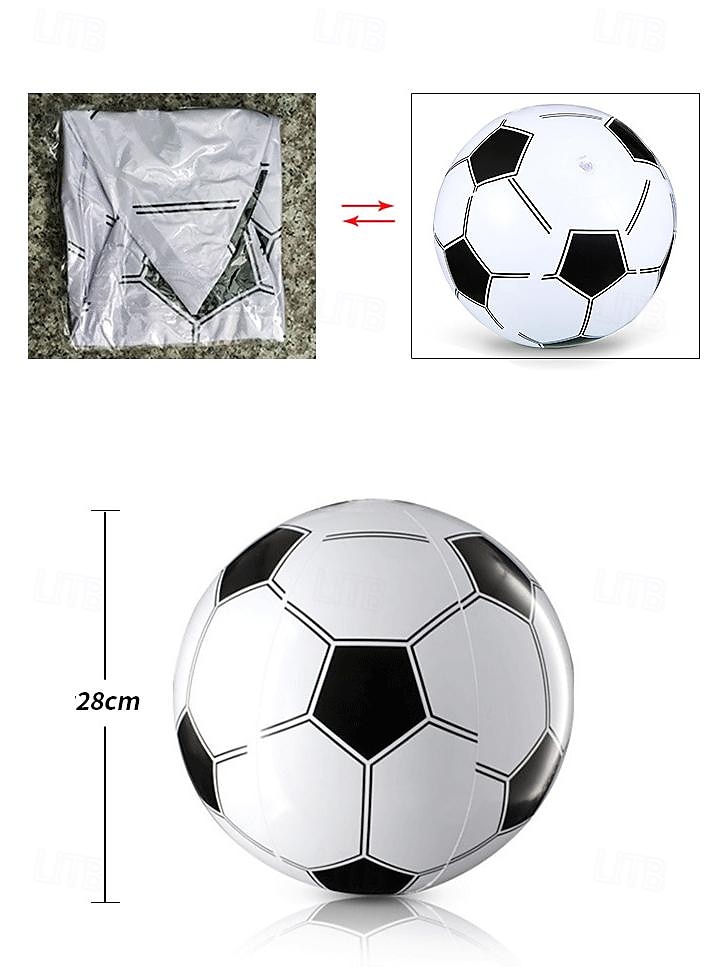 5 deler oppblåsbar badeball 15 tommers badeballer for barn gutter jenter voksne sommer strand svømmebasseng fest favor (fotballstil) 2025 - $16.99 –P2