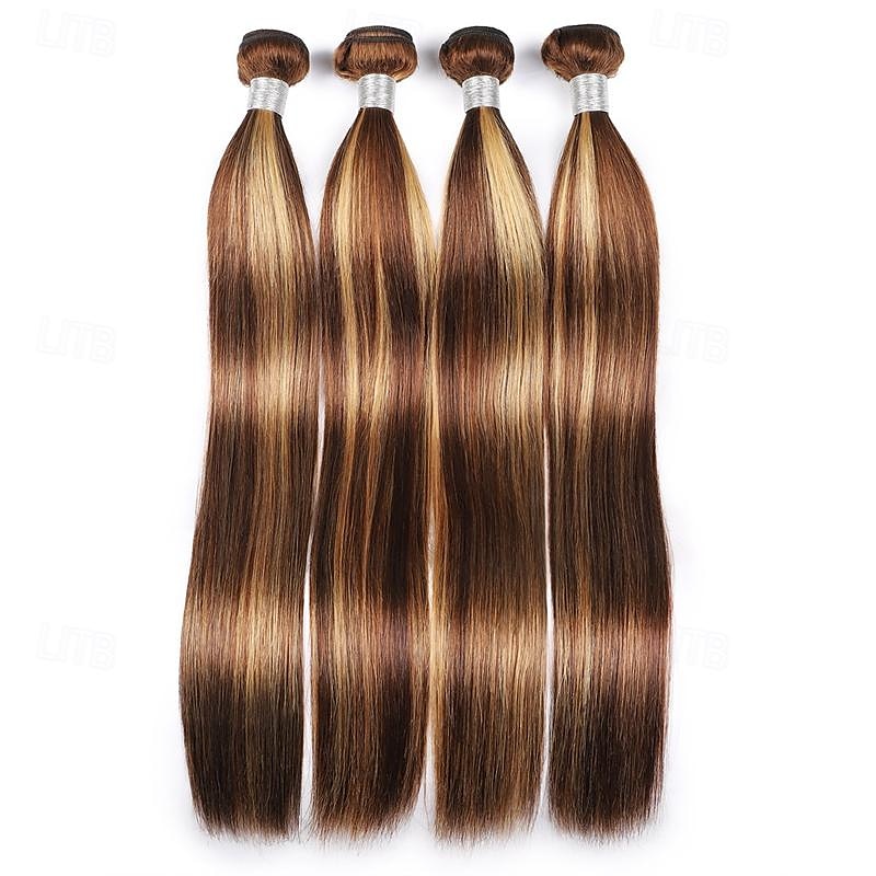 evidenția păr uman p4/27 păr drept 1 pachete 10-30 inch extensie de păr păr uman 2025 - $54.99 –P3