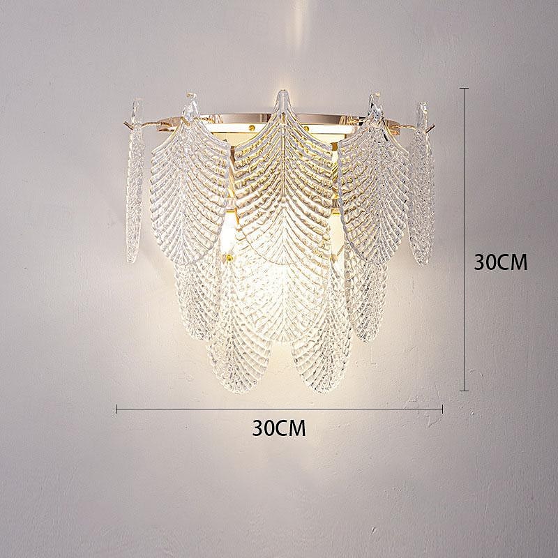 appliques murales d'intérieur à LED source de lumière 3 couleurs 30 cm 2 lumières Vienne spectre complet magnificence applique murale moderne métal verre e14 pour chambre salle de bain vanité salon de 2025 ? $141.99 –P3