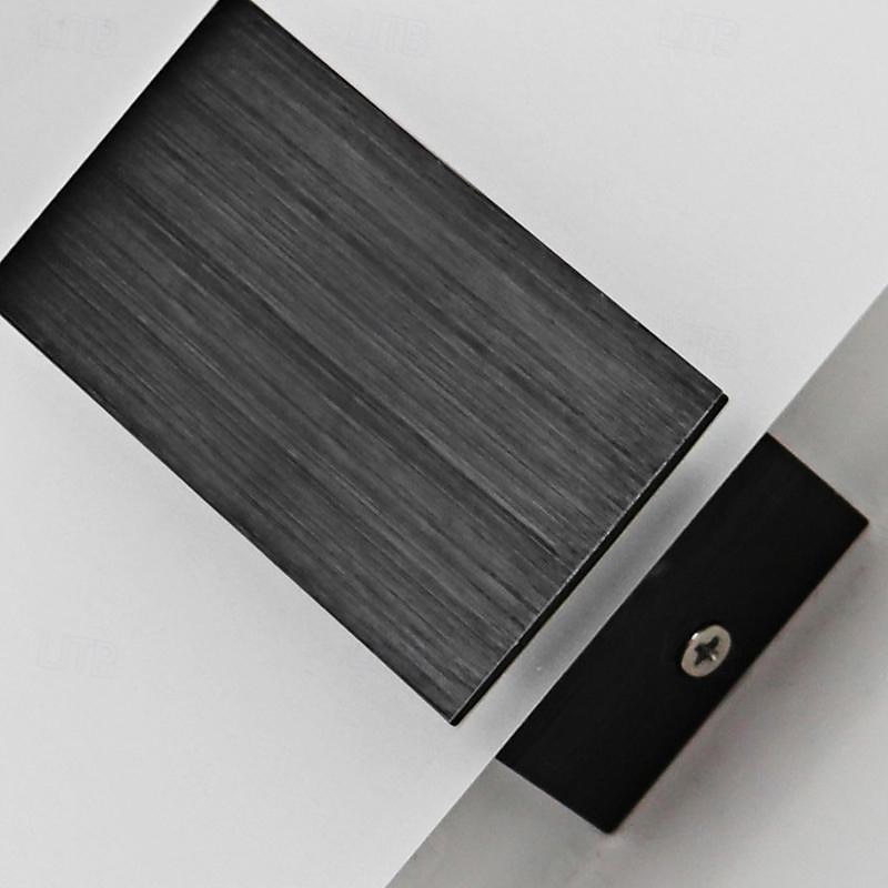 led nástěnné svítidlo 2barevný světelný zdroj 10cm 5w nordic style ip54 hliníková akrylová vnitřní nástěnná svítidla osvětlení do ložnice koupelna obývací pokoj chodby 85-265v 2026 - $33.99 –P7