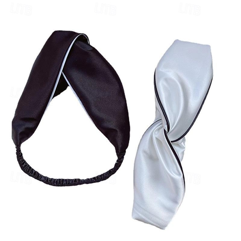 Real Mulberry Silk Headband for Women Elastic Silky Head Band for Thick, Curly Hair Non Slip, No Crease Fashion Headband  Silk Headband for Sleeping, Hair Band for Washing Face 2026 - $6.99 –P5