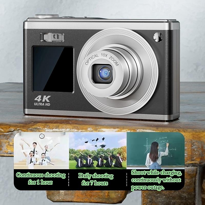 2025年 4K 光学ズーム デジタル カメラ ポイント アンド シュート デジカメ デュアル ディスプレイ コンパクト トラベル カメラ  コレクション – $171.99 –P15