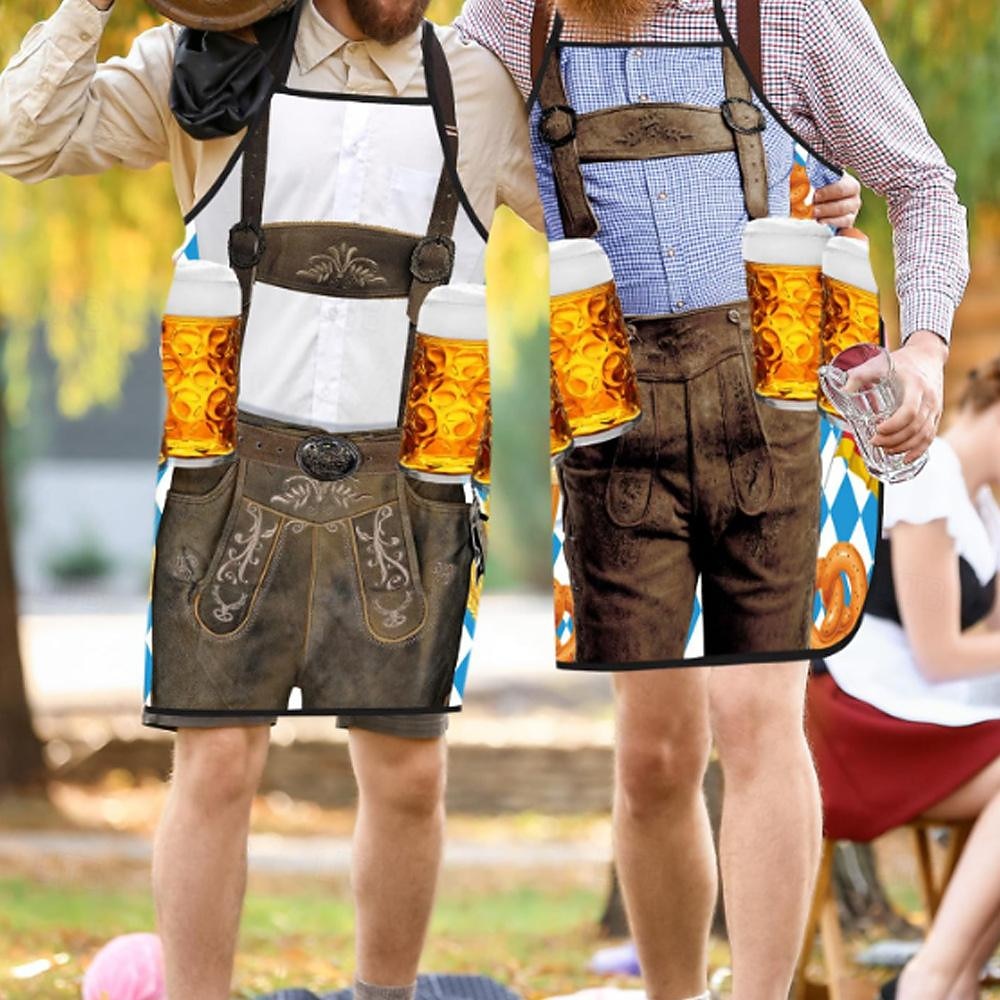 Απόκριες Μπύρα Oktoberfest Στολές Ποδιά Ντιρντλ Trachtenkleader Oktoberfest / Μπύρα βαυάρος βαυάρος Παραδοσιακό Στυλ Λιβάδια Γυναικεία Πανί παραδοσιακού στυλ Ποδιά 2025 - $11.99 -P3
