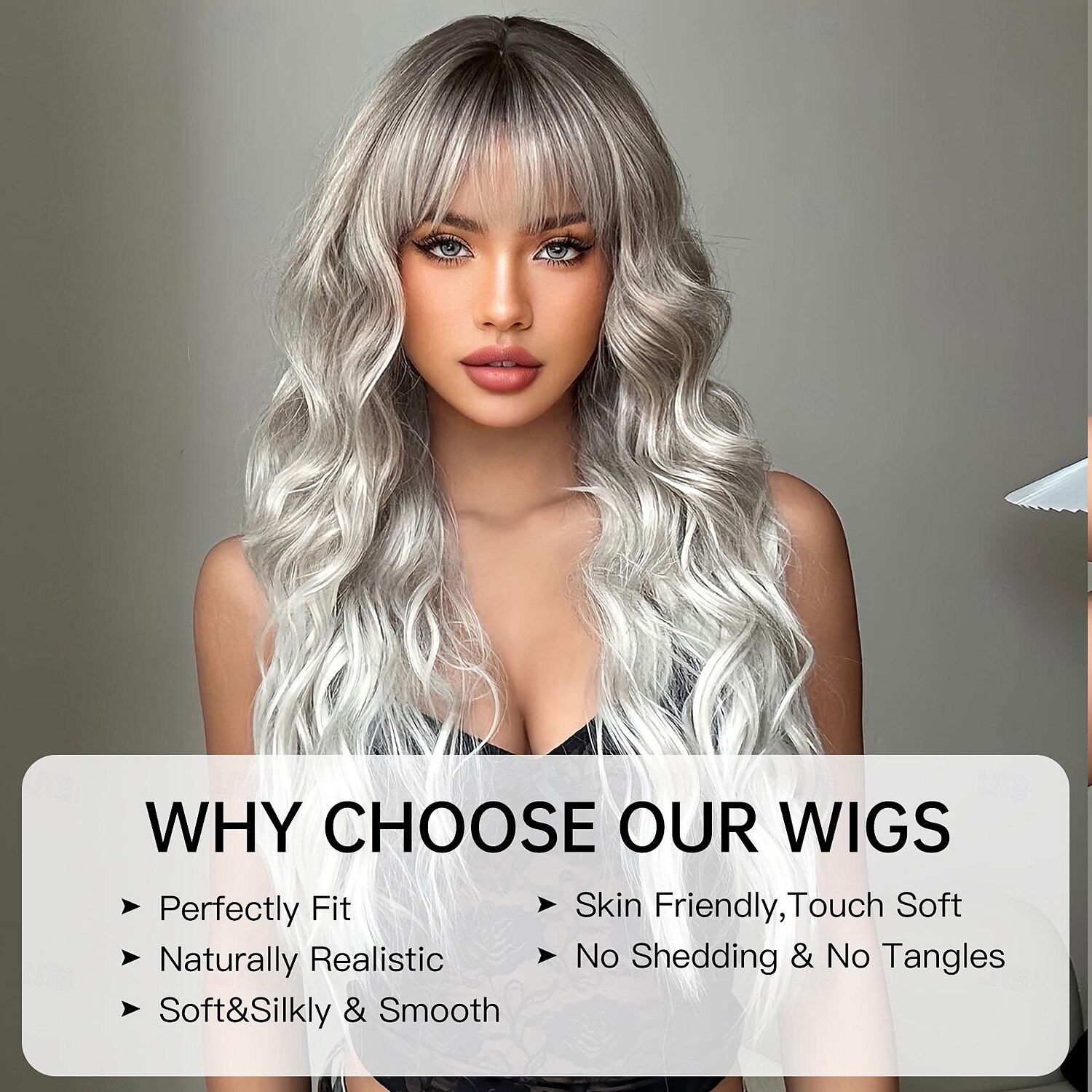 Synthetische pruiken Uniformen carrière Kostuums Prinses Gekruld Golvend Middelste stuk Gelaagd kapsel Machinegemaakt Pruik 66.0 cm Lichtgoud Synthetisch haar Dames Cosplay Feest Modieus Blond Natuur 2026 - $28.99 –P6