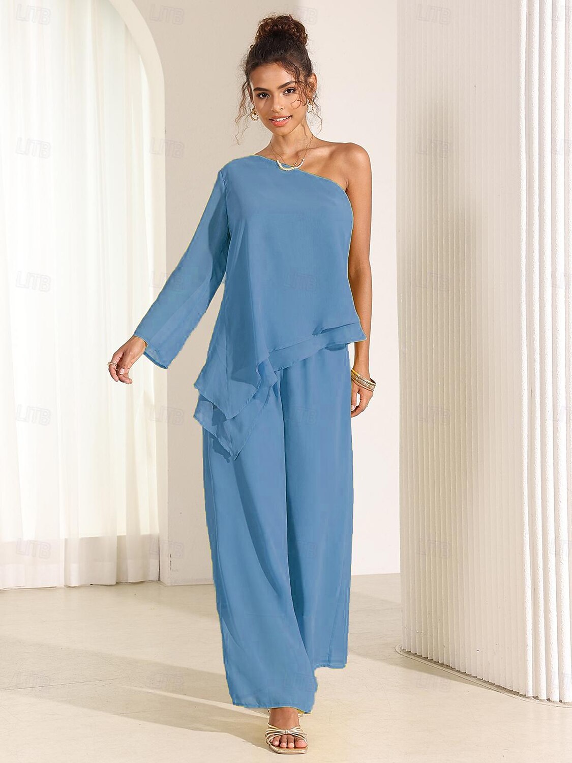 formal blouse and pants for wedding