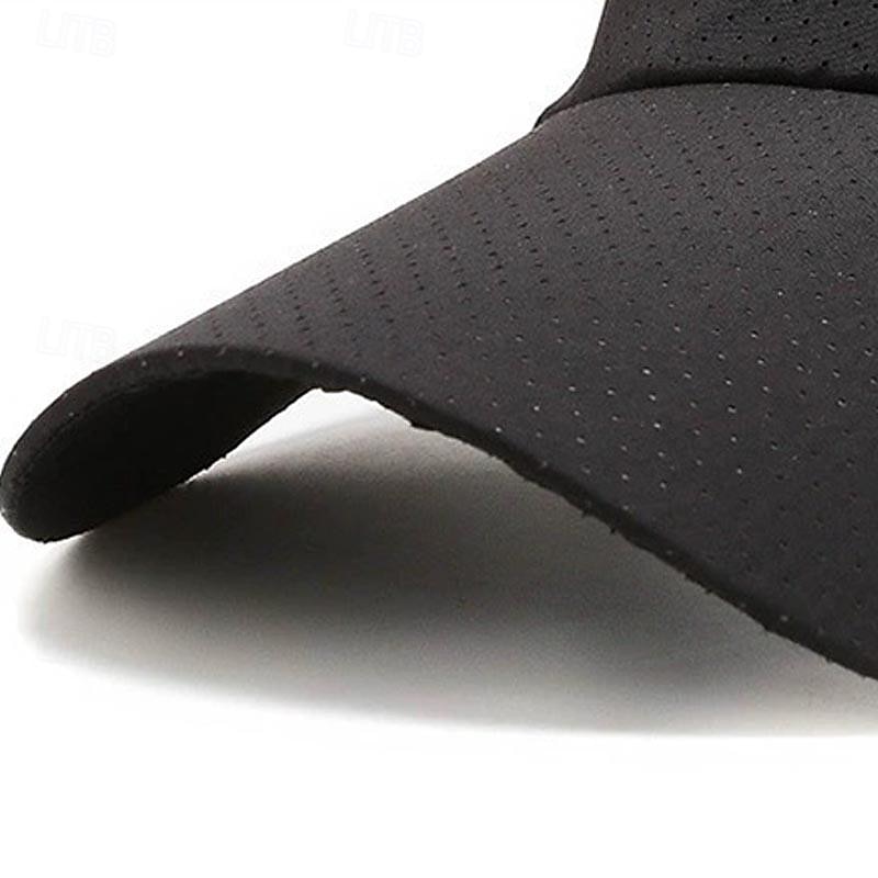 Herre Baseballcaps Solhatt Svart Kakifarget Bomull Mote Fritid Gate Daglig Bokstaver Justerbare Solkrem Pustende 2025 - $5.49 –P11