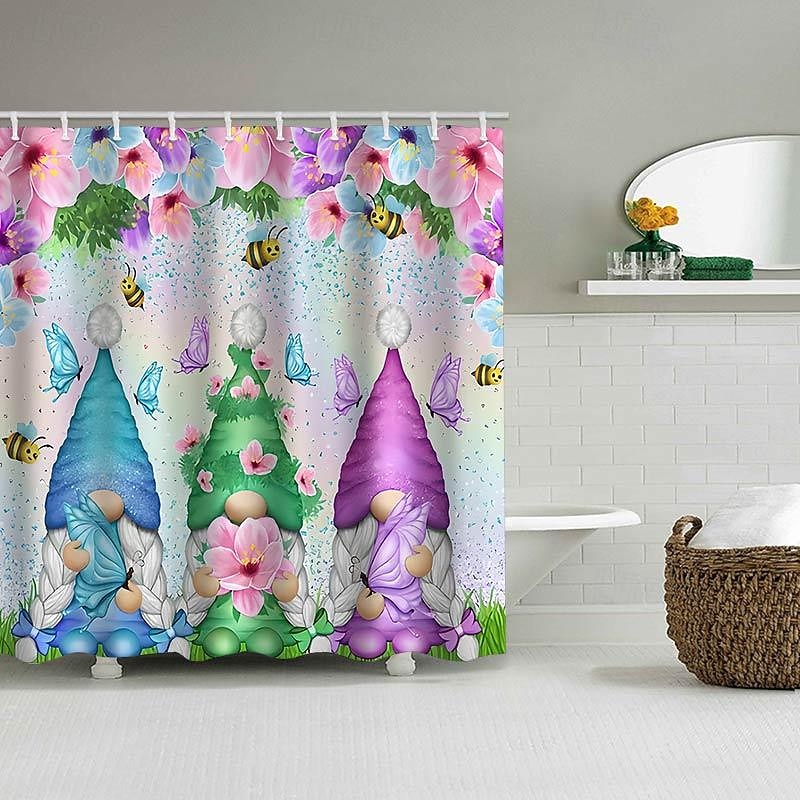 Plant Series Waterproof Shower Curtain 180cm*180cm(70"*70") Botanical Bathroom Decor Mildew Resistant Polyester Fabric for Bath Tub Shower 2025 - $23.99 –P5