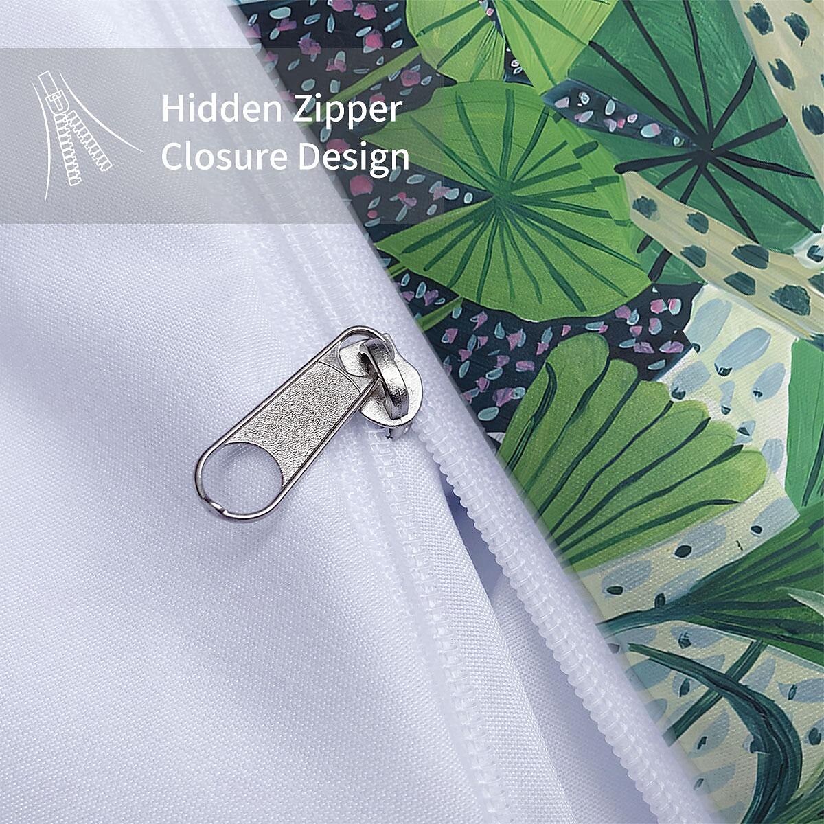 tropical rainforest series 3-delat påslakanset för sommaren mjuk hudvänlig långvarig för hotellrum gästrum sängkläder bekvämt set 2025 - $60.99 –P16
