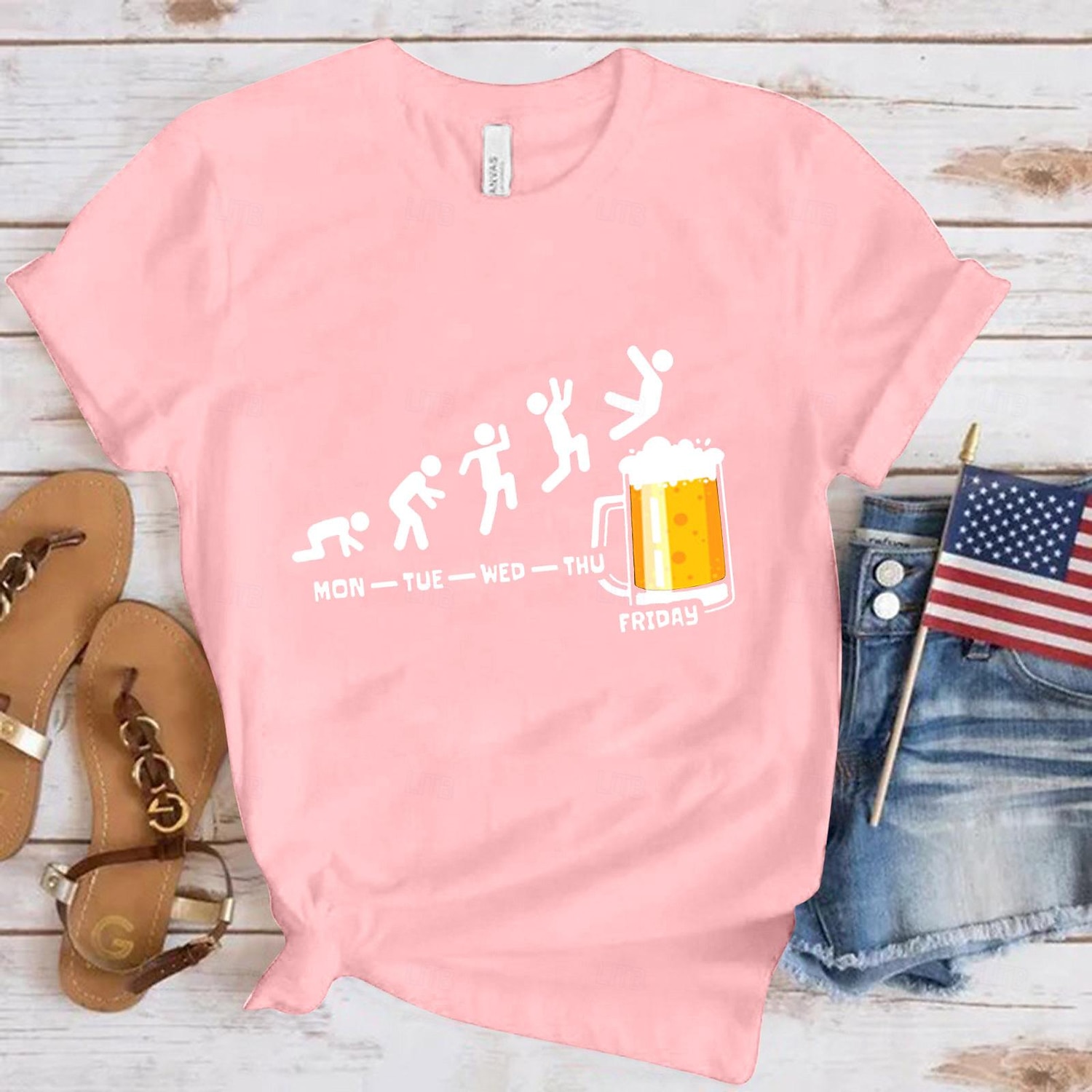 Beer Cosplay Costume T-shirt Print Beer Classic Street Style For Women's Adults' Carnival Oktoberfest Beer Hot Stamping Party Casual Daily 2025 - $17.49 –P3