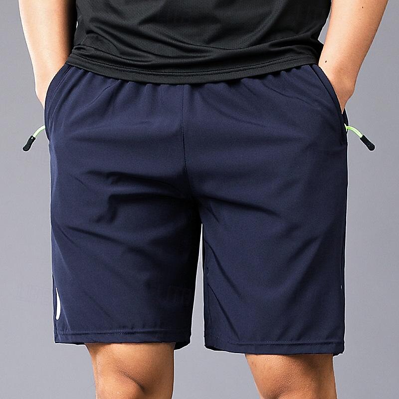 Men's Athletic Shorts Active Shorts Shorts Running Shorts Casual Shorts Pocket Drawstring Elastic Waist Plain Comfort Short Sports Outdoor Daily Going out Fashion Casual Black Blue Micro-elastic 2026 - $10.99 –P7
