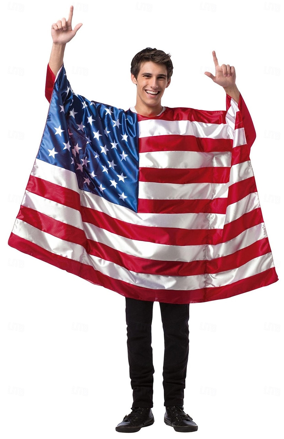 Amerikaanse Vlag Halloween 4 juli-kostuum Carnavalskostuum Grappig Volwassenen Dames Carnaval Onafhankelijkheidsdag 4 juli Prestatie Feest Gemakkelijke Halloween-kostuums Aankleden 2025 - $29.99 –P3