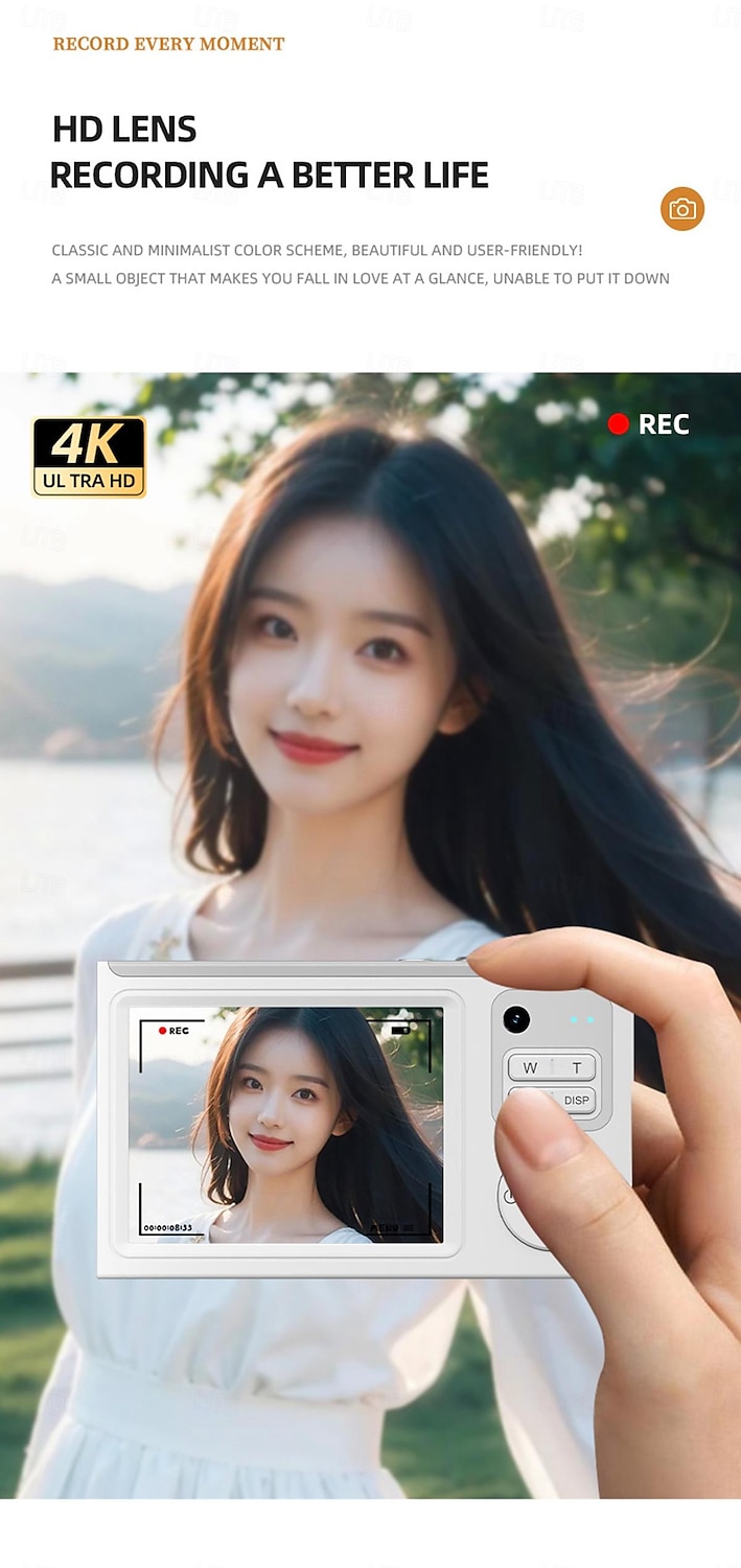 high-definition anti-shake 6800w echte 4k high-definition digitale studentencamera 16x zoomcamera en videorecorder 2025 - $106.99 –P2