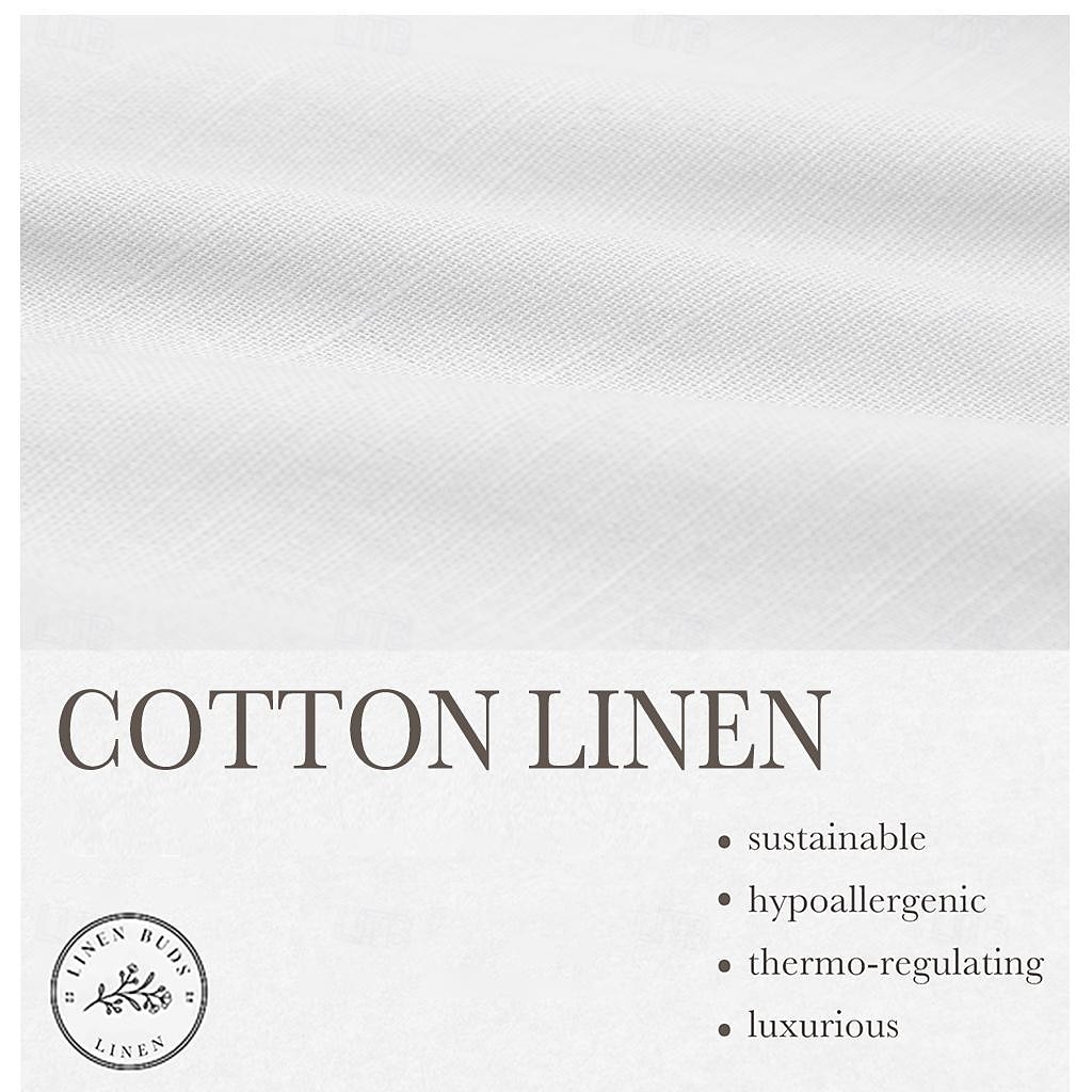 Hombre Pantalones de lino Pantalones Pantalones de verano Bolsillo delantero Pierna recta Plano Comodidad Transpirable Casual Diario Festivos Moda Básico Blanco 2025 - $26.99 -P2