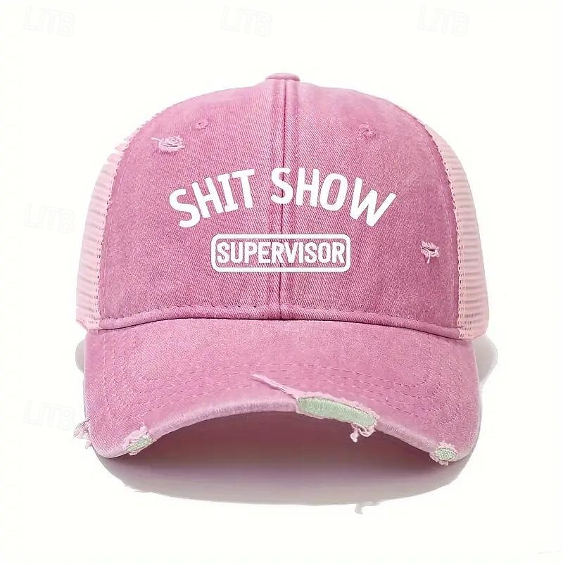 Femme Chapeau Casquette de Baseball Portable Protection Solaire Respirable Plein Air du quotidien Fin de semaine Imprimer Lettre de 2025 ? $8.49 –P3