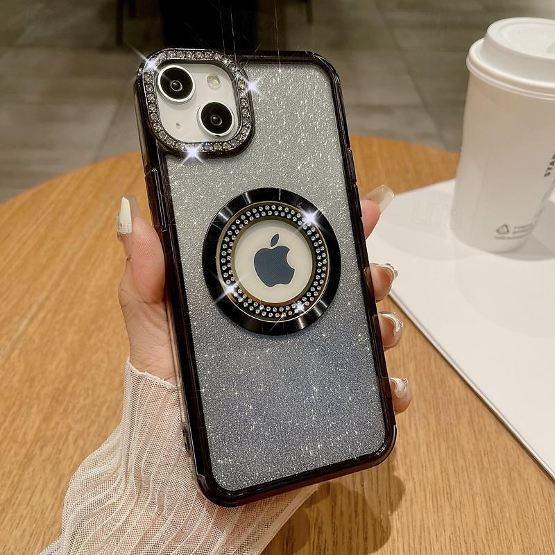 2025年 電話 ケース 用途 iPhone 16 iPhone 15 プロマックスプラス iPhone 14 13 12 11 Pro Max Plus バックカバー ワイヤレス充電をサポート ブリンブリングリッターシャイニー 耐衝撃 TPU 仕上げ  コレクション – $18.99 –P4
