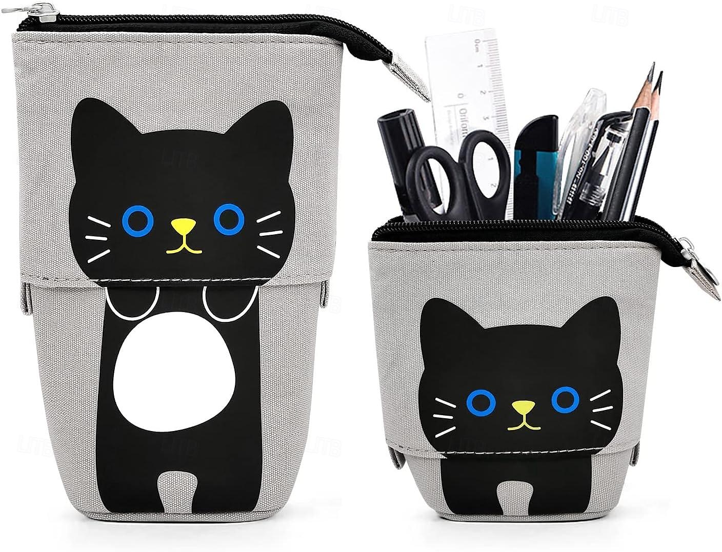 stehendes Federmäppchen zurück zur Schule süßer Teleskop-Stiftehalter stehendes Federmäppchen Organizer Pop-up-Federmäppchen Kosmetiktasche tragbares Kawaii-Schreibwaren 2025 - $15.49 –P6