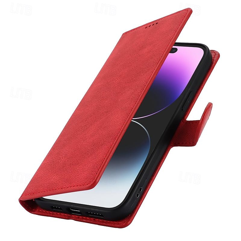 τηλέφωνο tok Για iPhone 16 iPhone 15 Pro Max Plus iPhone 14 13 12 11 Pro Max Plus Mini SE Πίσω Κάλυμμα με βάση στήριξης Μαγνητική με λουράκι καρπού Ρετρό TPU PU δέρμα 2025 - $14.99 –P10