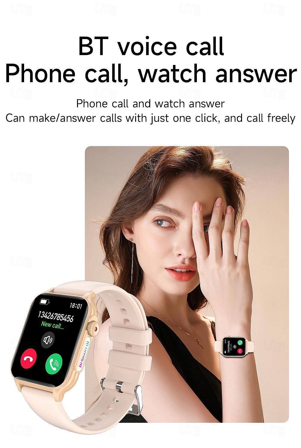 696 P6 Умные часы 1.96 дюймовый Смарт Часы Bluetooth ЭКГ + PPG Педометр Напоминание о звонке Совместим с Android iOS Женский Мужчины Хендс-фри звонки Напоминание о сообщении IP 67 Корпус для часов 40 2025 - $43.99 –P7