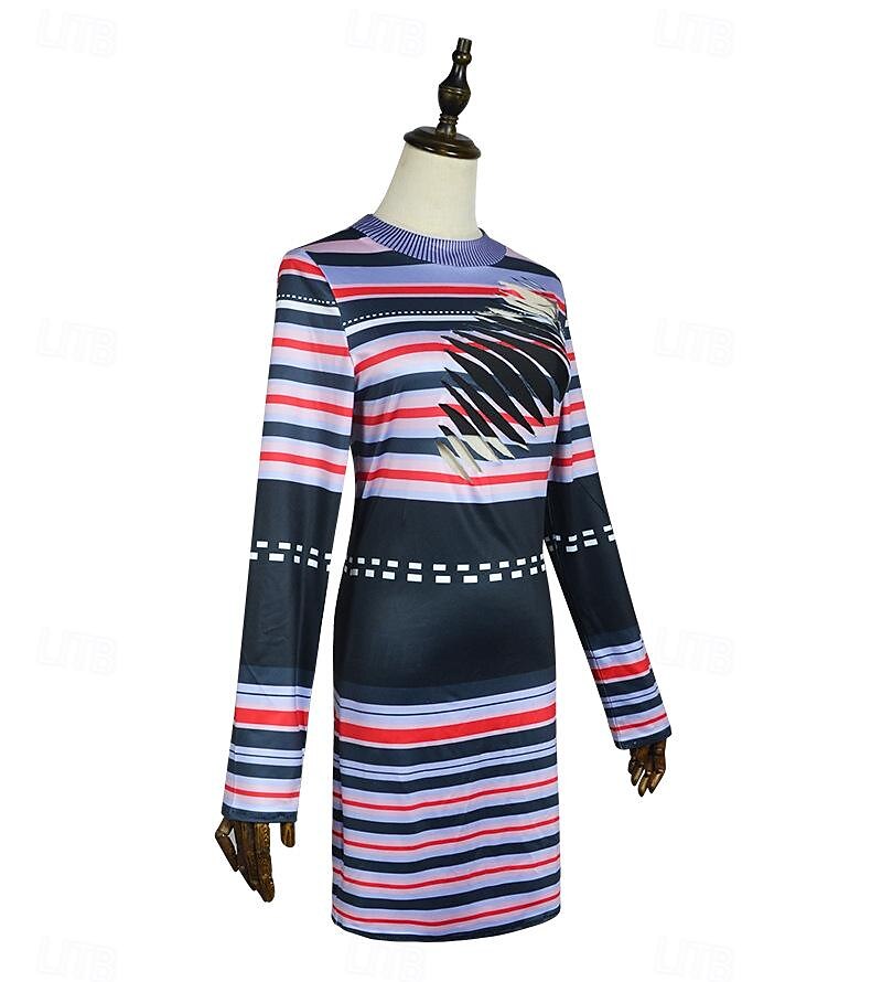 Beetlejuice 2 horor Astrid Šaty Dospělé Dámské Cosplay kostým Na den Karneval Jednoduchý karnevalový kostým 2025 - $50.99 –P5