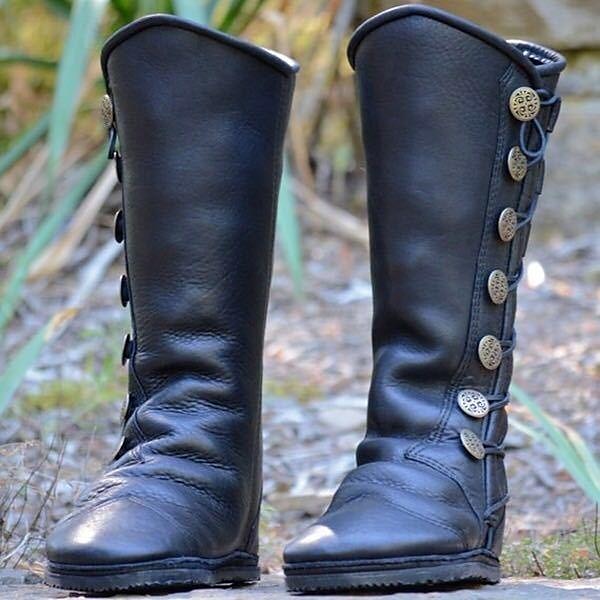 Středověké Renesanční Boty Ren Faire Viking Křižák Dámské Pirát Steampunk předvečer Všech svatých Karneval Plesová maškaráda Večírek LARP Ren Faire Dospělé Boty 2025 - $46.99 –P2