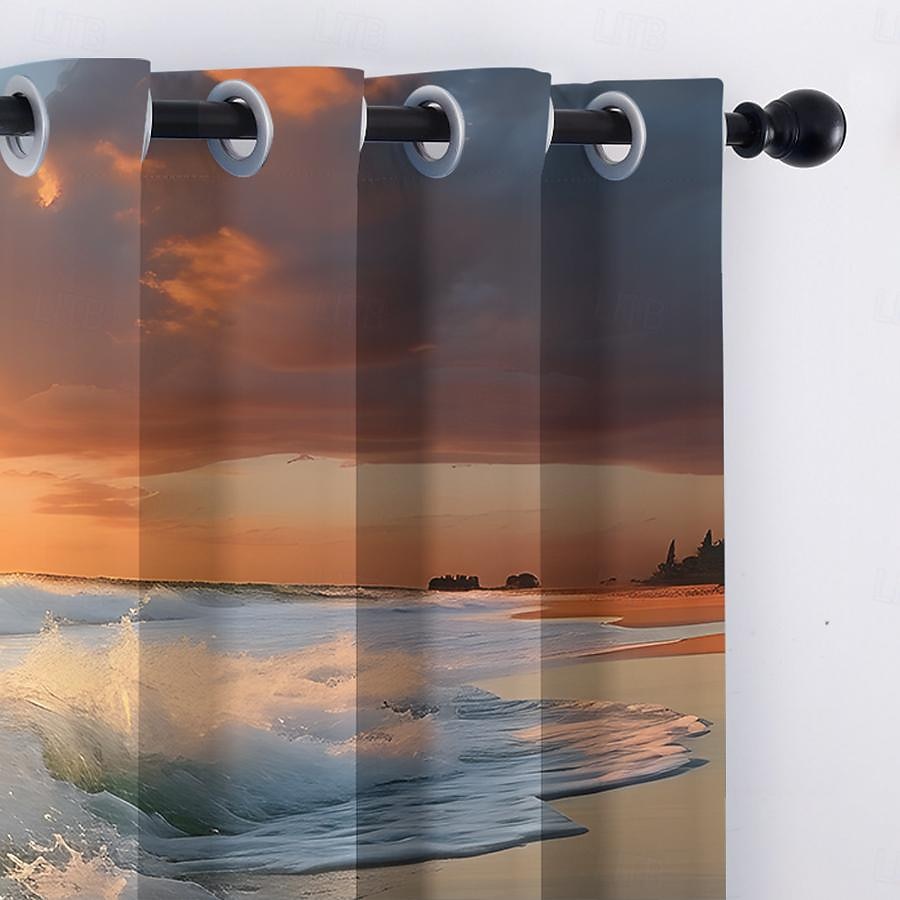 privacidade de cortina externa à prova d'água, cortinas deslizantes para pátio, cortinas de pérgula com ilhós e paisagem florestal para gazebo, varanda, varanda, festa, 1 painel de 2026 por $41.99 –P13