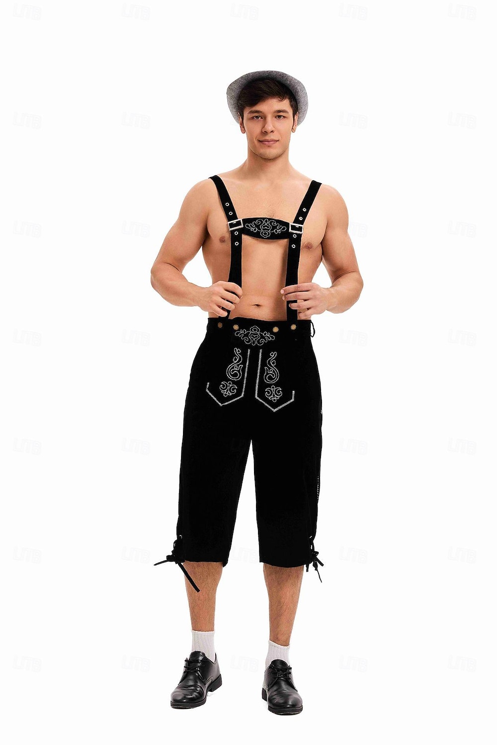 Oktoberfest לדרהוזן בוואריה German מינכן כרי דשא בגדי ריקוד גברים בד בסגנון מסורתי 2026 - $41.99 –P10