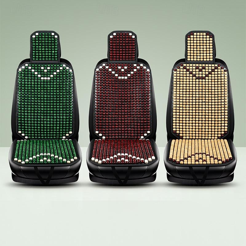 FYAUTOPER Summer car cushion wood beads breathable cool pad big truck cushion summer general anti-slip seat cushion heat dissipation 2025 - $38.99 –P3