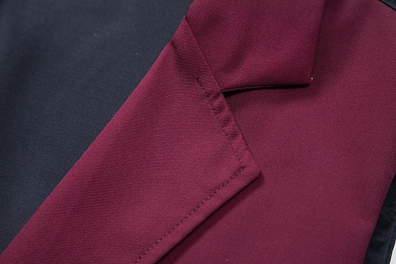 Pánské Kamizelka Vesta Denní nošení Dovolená Jdeme ven Vinobraní Módní Jaro & podzim Tlačítko Polyester Pohodlné Bez vzoru Jednořadé Klopa Běžný Černá Bordó Tmavě námořnická Vesta 2025 - $33.99 –P4
