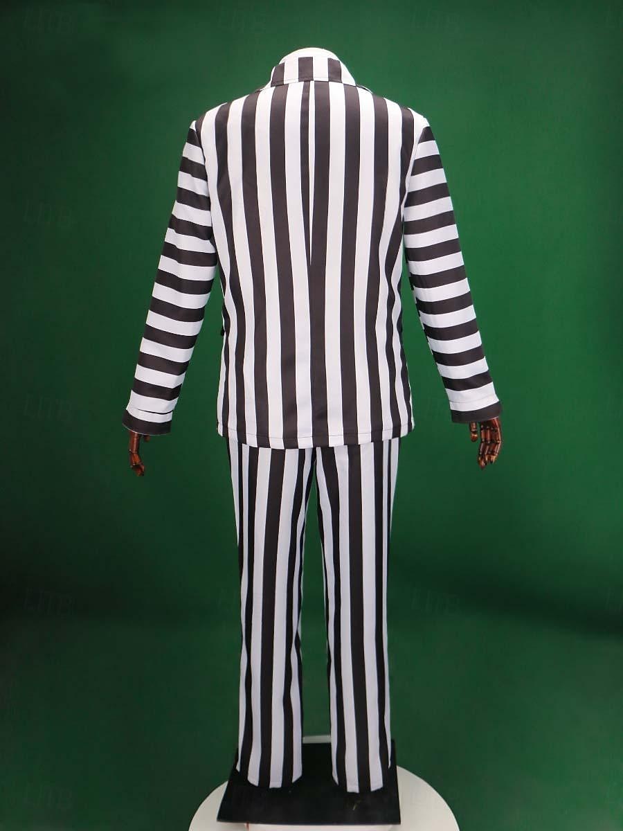 Succo di scarafaggio Halloween Abiti Completi & Blazer Beetlejuice 2 Film horror Adulti Per uomo Carnevale Performance Feste Costumi di Halloween facili Vestirsi del 2025 a $66.99 –P4