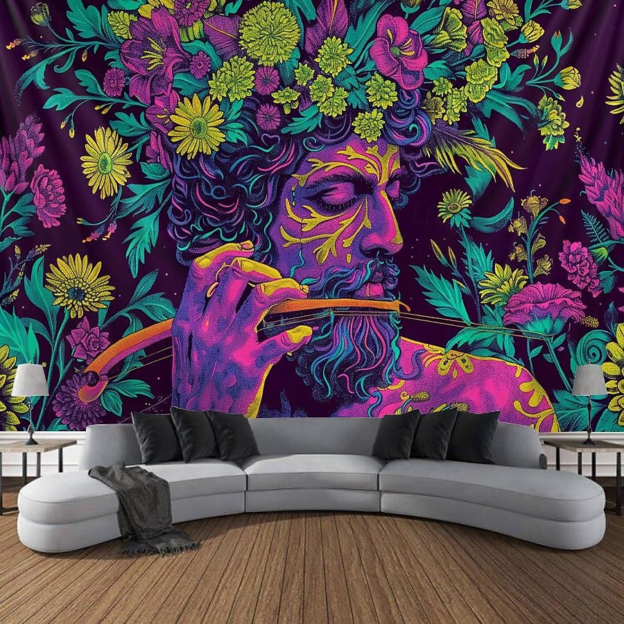 Apollo deus trippy mitologia grega pendurado tapeçaria arte da parede grande tapeçaria mural decoração fotografia pano de fundo cobertor cortina casa quarto sala de estar decoração de 2025 por $16.99 –P16