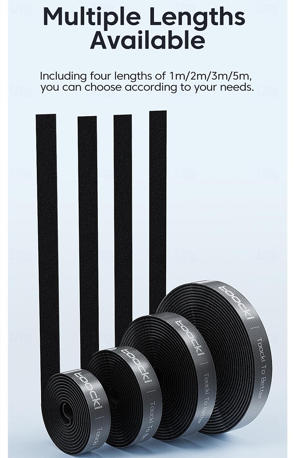 Velcro Tape Nylon Self-adhesive Binding Tape Data Cable Power Cable Organizer Tape 2025 - $11.99 –P7