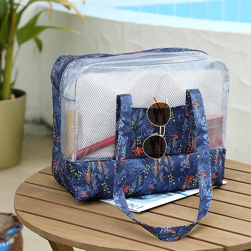 Neceser impermeable para playa, natación, gimnasio, separación húmeda/seca, bolsa de ropa para baño y ducha para almacenamiento seco y húmedo 2025 - $12.99 –P2