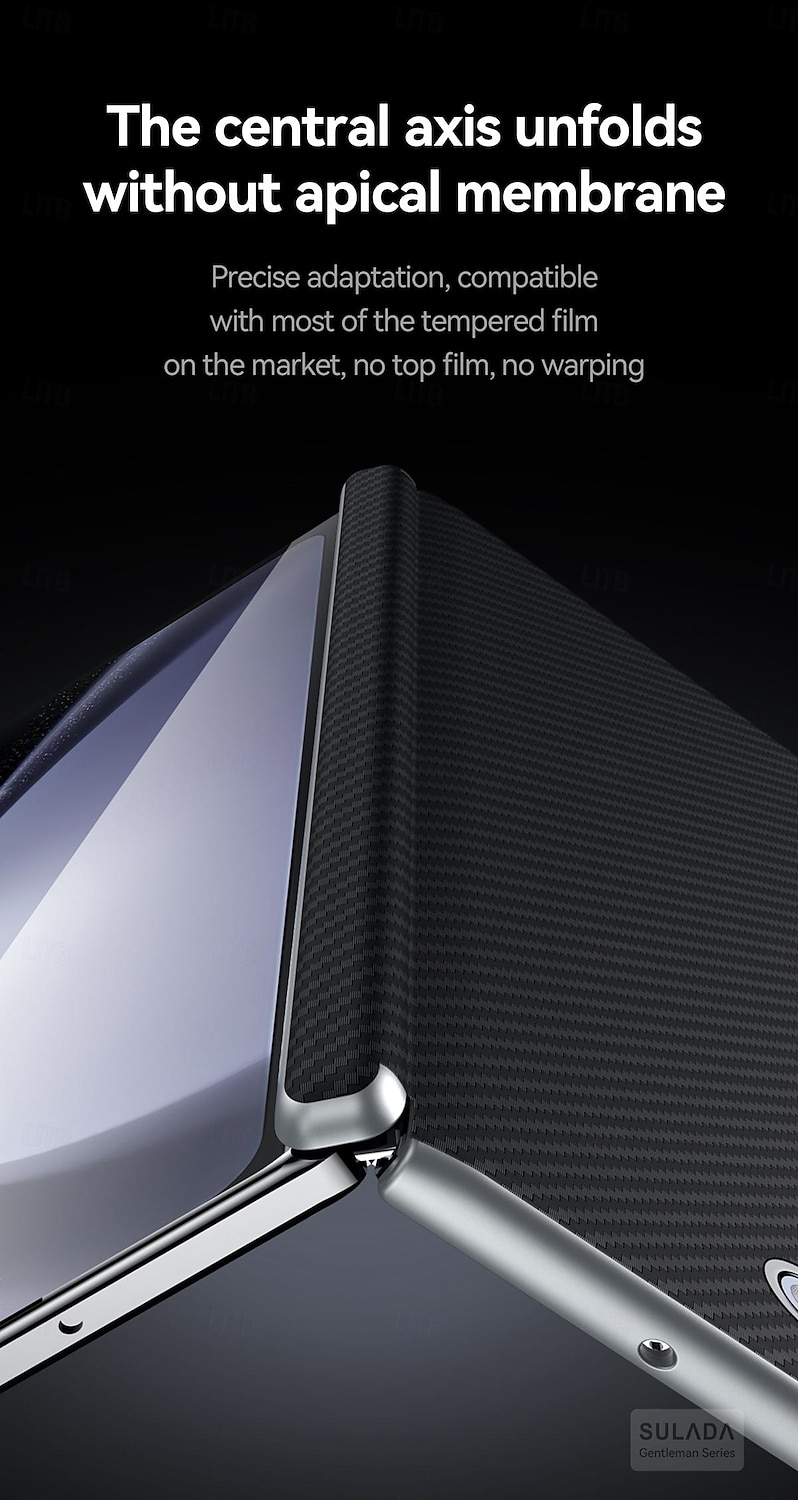 Phone Case For Samsung Galaxy Z Fold 5 Z Fold 4 Back Cover Magnetic Adsorption Support Wireless Charging Shockproof Retro PC 2025 - $28.99 –P3