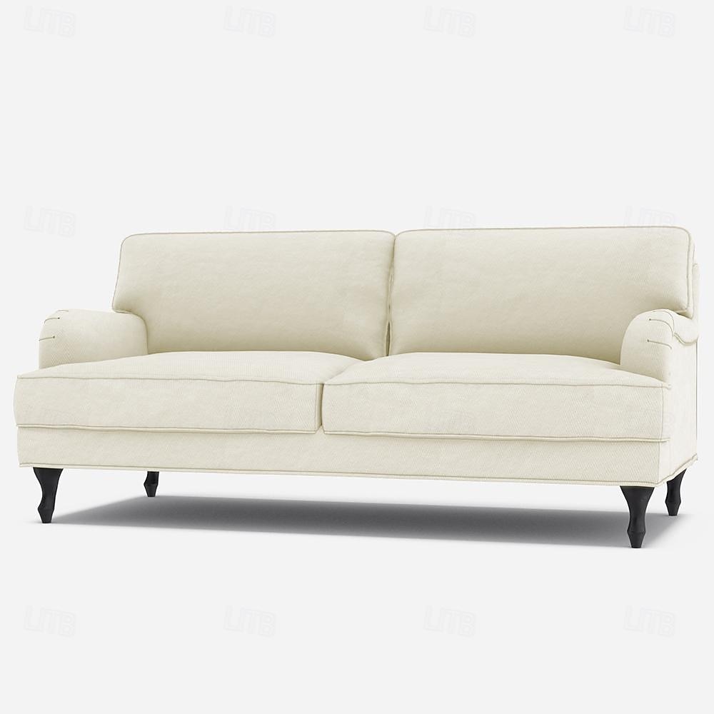 100% Baumwolle Sofaüberwurf 3-Sitzer Einfarbig Gesteppt 2025 - $303.99 –P7