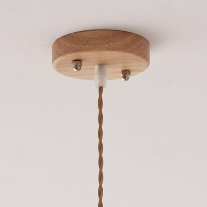 LED Pendant Light 3-Color Light 70/100cm 1/2/3-Light Bamboo Rattan Mini E27 Semi-Recessed Adjustable Wire Ceiling Pendant Light for Bedside Table Balcony Dining Room Decorative Lighting 85-265V 2025 - $185.99 –P8