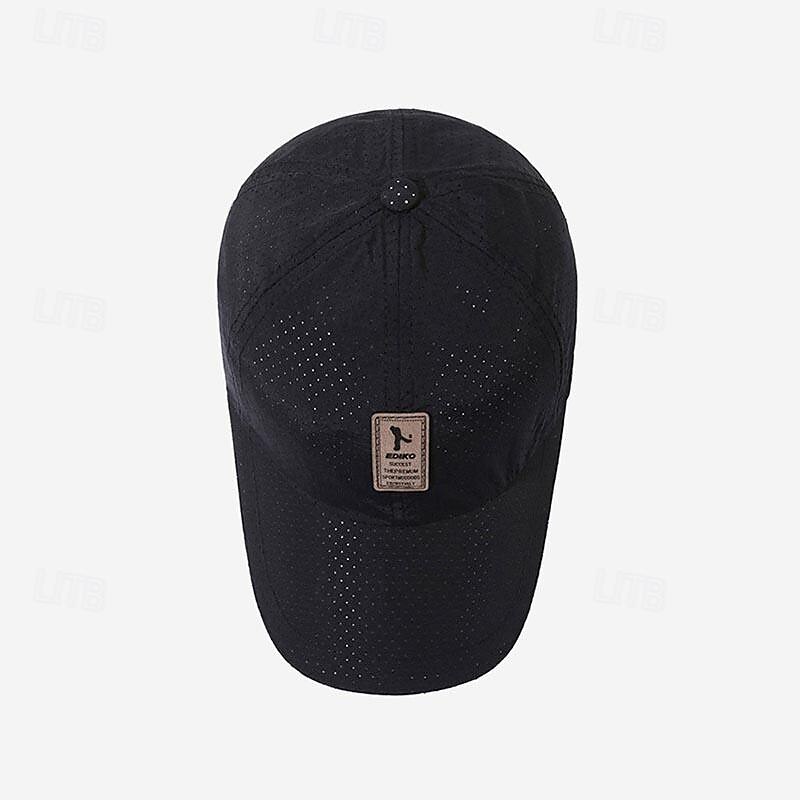 Herren Cap Basecap Sonnenhut Kappe Schwarz Weiß Polyester Modisch Brautkleider schlicht Strasse Täglich Buchstabe Einstellbar Sonnenschutz Atmungsaktiv 2025 - $5.49 –P8