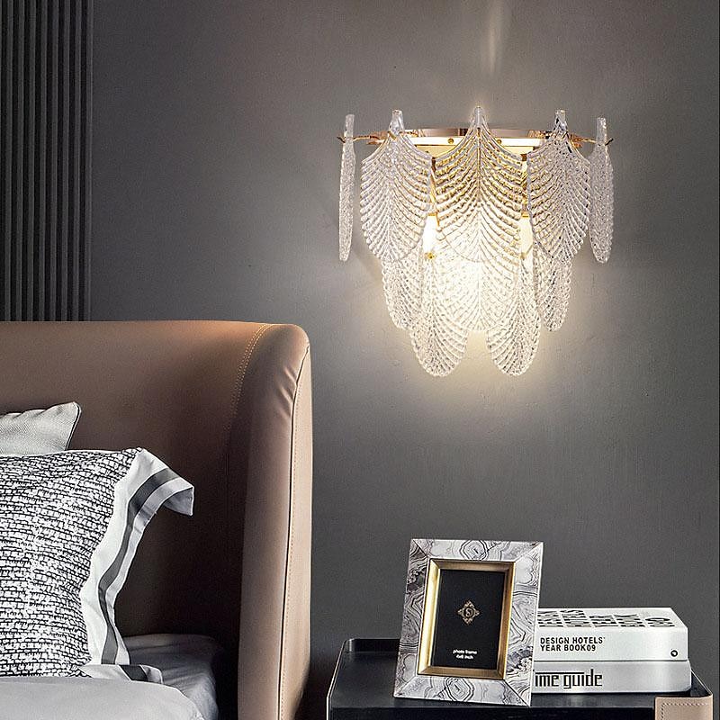 appliques murales d'intérieur à LED source de lumière 3 couleurs 30 cm 2 lumières Vienne spectre complet magnificence applique murale moderne métal verre e14 pour chambre salle de bain vanité salon de 2025 ? $141.99 –P11