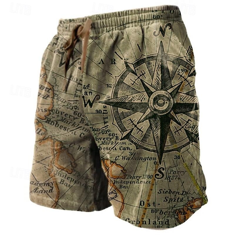 Men's Graphic Letter Motorcycle Shorts Summer Shorts Beach Shorts Mid Waist Streetwear Hawaiian Designer Casual Daily Holiday Drawstring Elastic Waist 3D Print Designer Clothing Apparel 2025 - $19.99 –P8
