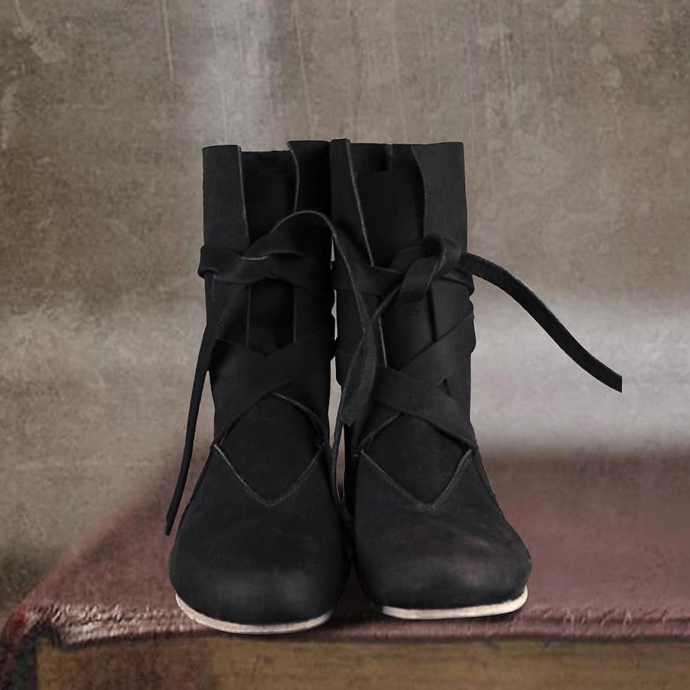 Retro Středověké Renesanční Boty Ploché jazzové boty Turn Shoes Pirát Viking Ranger Maškarní kostým Pánské Dámské Unisex Keltské Pirát předvečer Všech svatých Plesová maškaráda Večírek LARP Ren Faire 2025 - $50.99 –P7