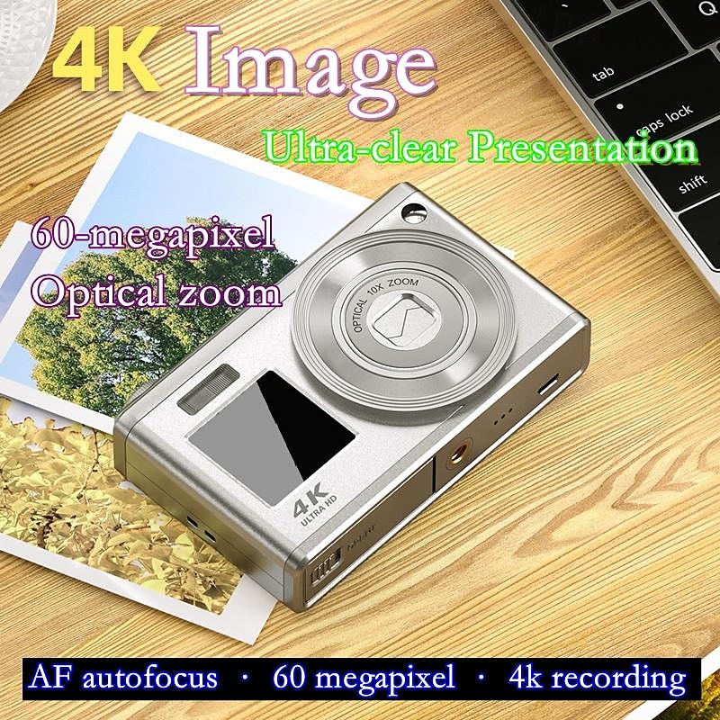 2025年 4K 光学ズーム デジタル カメラ ポイント アンド シュート デジカメ デュアル ディスプレイ コンパクト トラベル カメラ  コレクション – $171.99 –P16