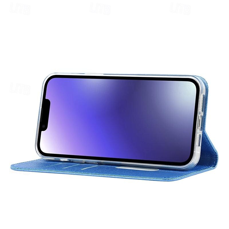 telefone Capinha Para iPhone 16 iPhone 15 Pro Max iPhone 14 13 12 11 Pro Max Plus Mini SE Capa traseira Capa para Cartão Wallet com pulseira Pata de Apoio Slot para cartão Retro TPU Couro PU de 2025 por $18.99 –P5