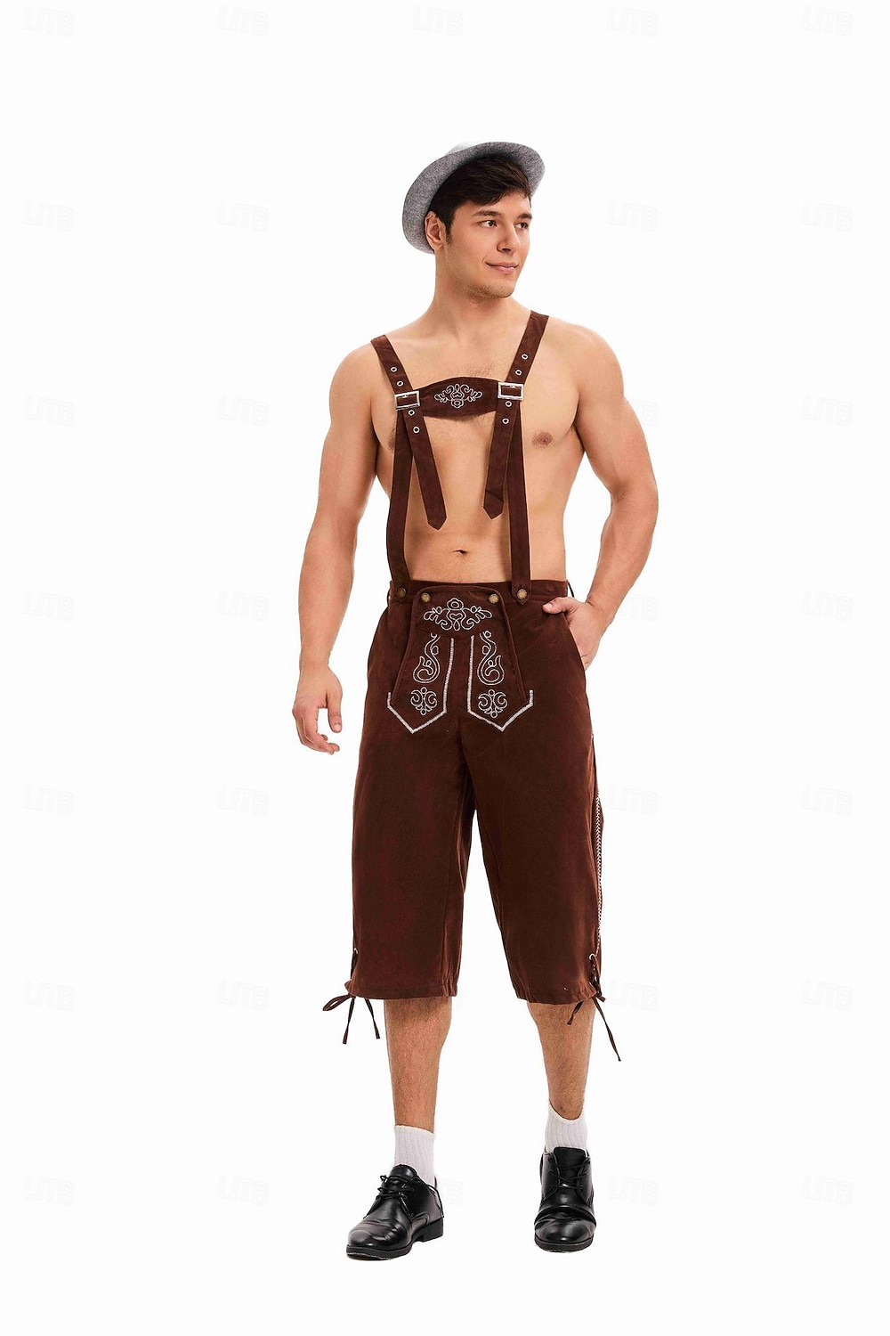 Oktoberfest לדרהוזן בוואריה German מינכן כרי דשא בגדי ריקוד גברים בד בסגנון מסורתי 2026 - $41.99 –P1