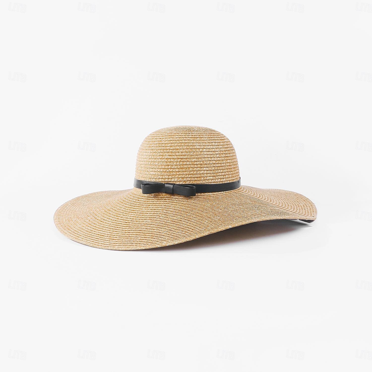 cappelli in fibra cappello a bombetta / cloche cappello a secchiello cappello di paglia da sposa tea party matrimonio elegante con nastri copricapo copricapo del 2025 a $28.99 –P12