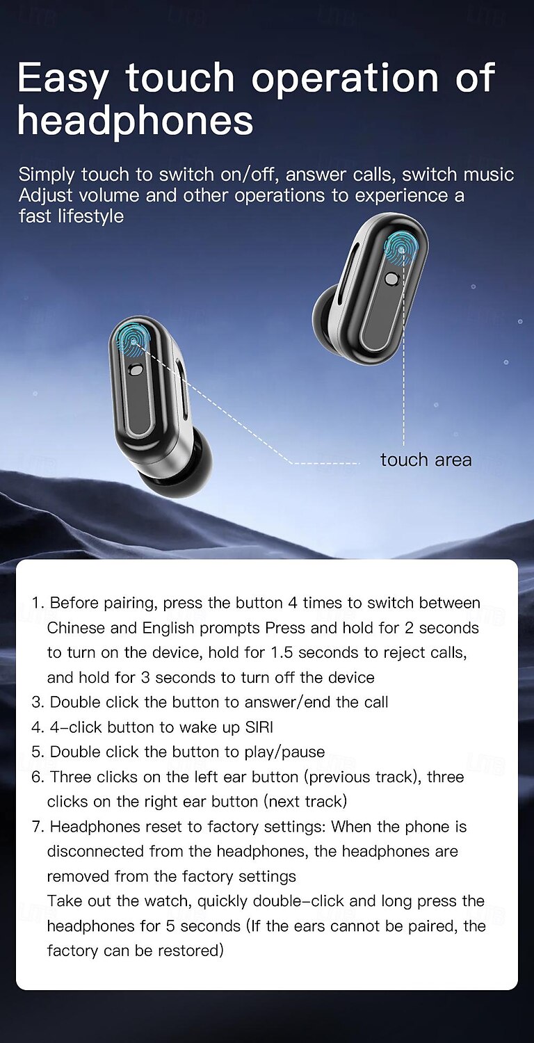 X9 2 in 1 Smart Watch With Earbuds Smartwatch TWS Bluetooth Earphone Heart Rate Monitor Sport Watch Fitness Watch 2025 - $76.99 –P6
