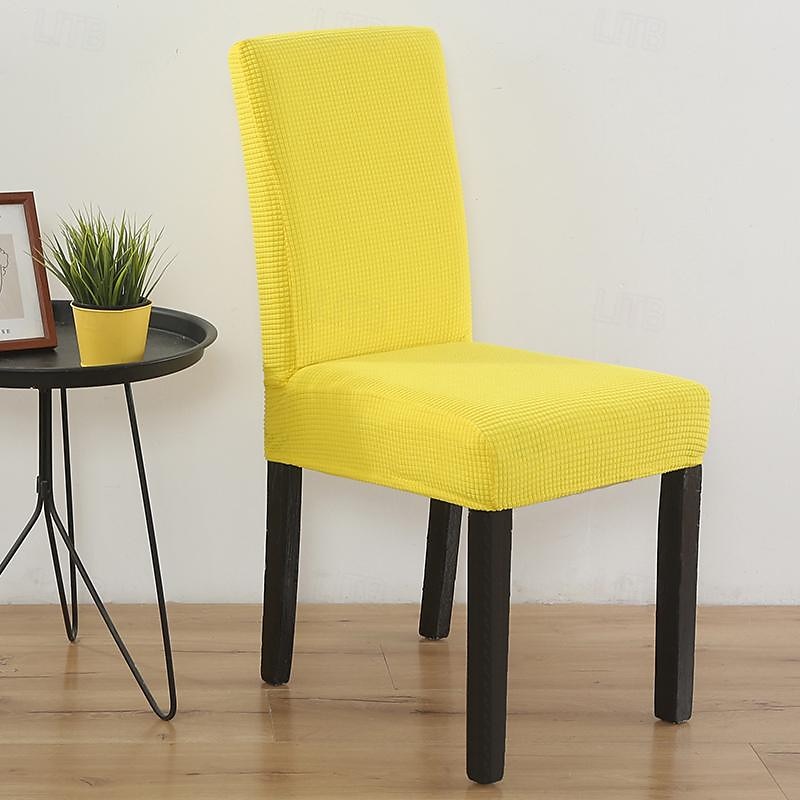 capa de cadeira de jantar resistente à água tecido de lã polar para capa de cadeira de sala de jantar capas elásticas capas de assento de cadeira de 2025 por $20.99 –P8