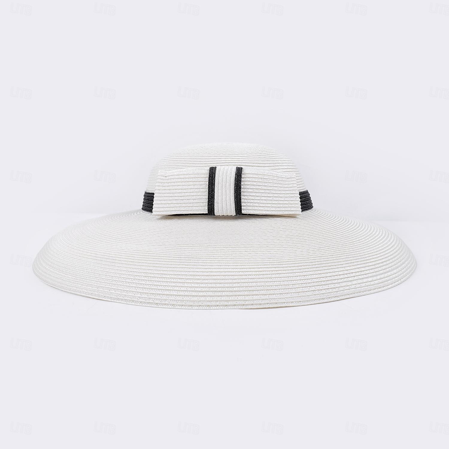 cappelli in fibra di bombetta / cappello a cloche cappello a secchiello cappello di paglia da sposa tea party matrimonio elegante con bowknot copricapo copricapo del 2025 a $32.99 –P5